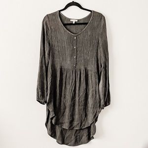 Long Gray Blouse